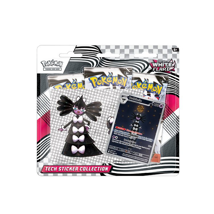 White Flare - Tech Sticker Collection - Gothitelle